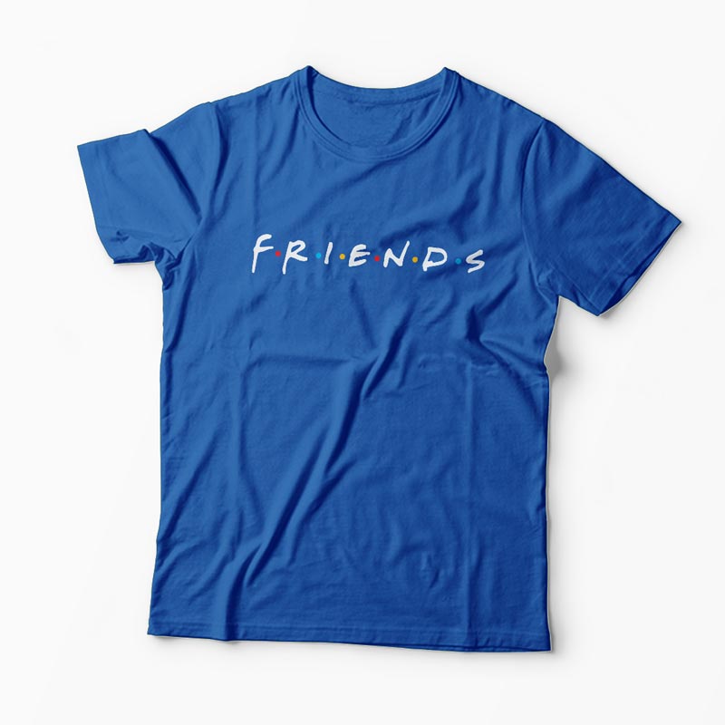 Tricou Friends - Bărbați-Albastru Regal